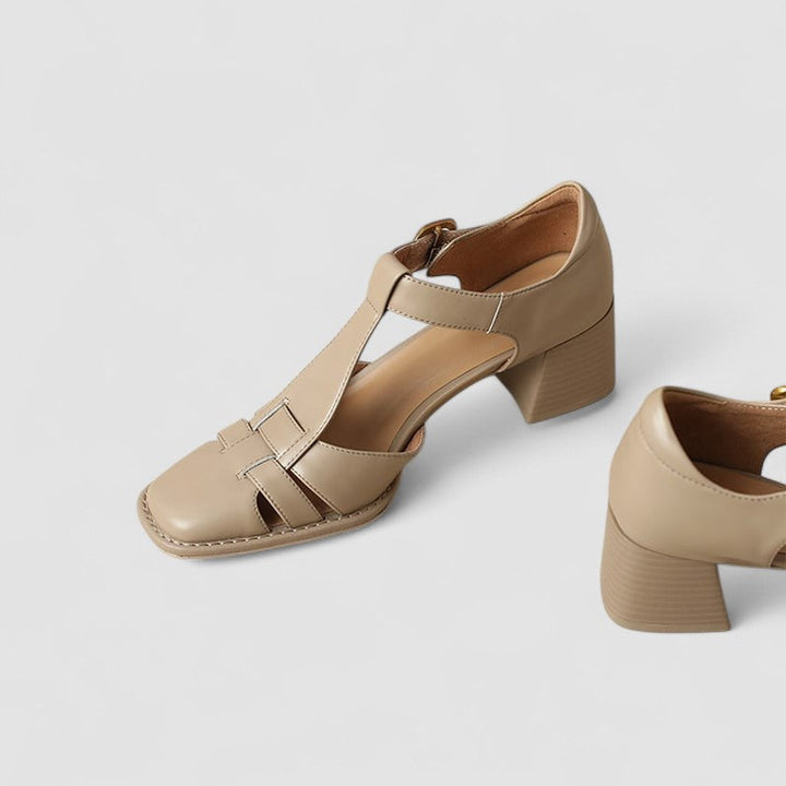 Elyxiana | Talons blocs orthopédiques avec bride en T