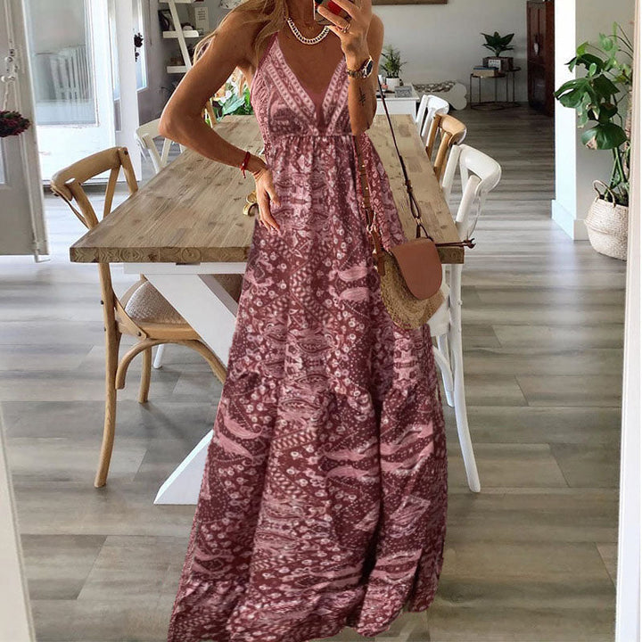 Gweneth - Robe sans manches Boho