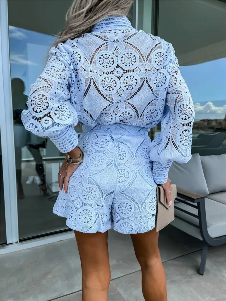 Lesley - Ensemble en Dentelle Élégant